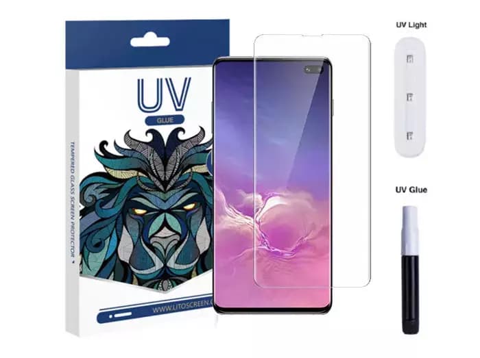گلس uv سامسونگ s10 plus