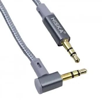 کابل AUX هسیکا مدل W36 طول 1.2 متر ا HISKA W36 Stereo AUX Cable 1.2m — تصویر ۶