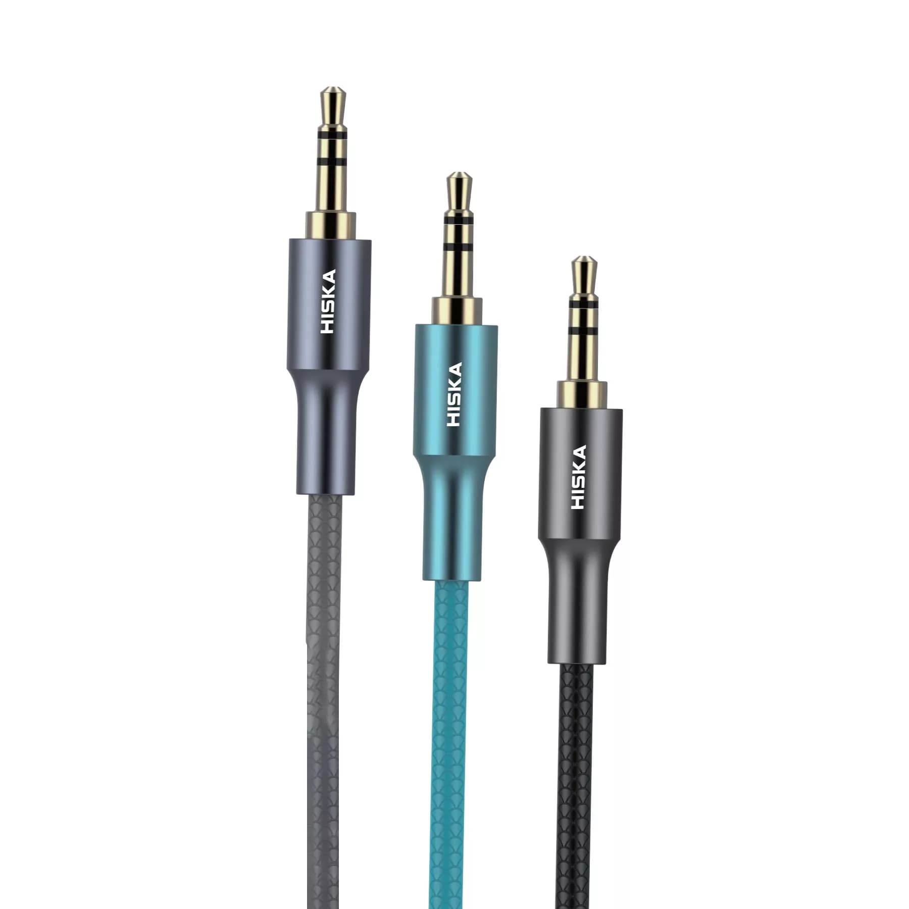 کابل AUX هسیکا مدل W36 طول 1.2 متر ا HISKA W36 Stereo AUX Cable 1.2m — تصویر ۲
