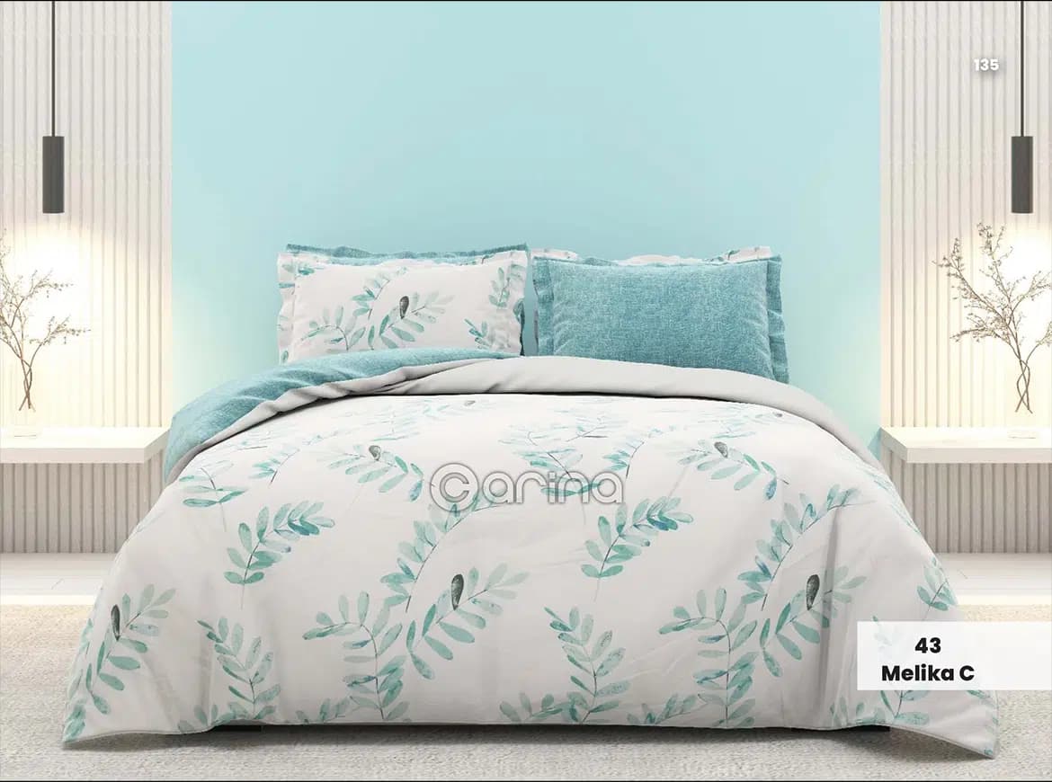 روتختی یک نفره کارینا پلاس کالکشن کد melika C 43 (ملحفه تشک 120)