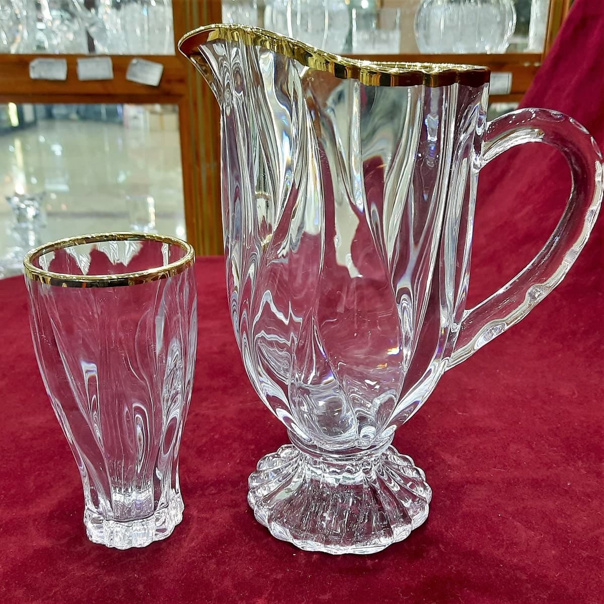 پارچ و لیوان خارجی طرح بامبو وارداتی — تصویر ۲