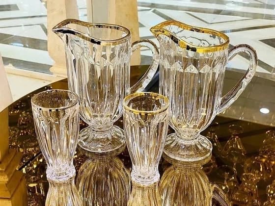 پارچ و لیوان خارجی طرح جنوا وارداتی — تصویر ۲