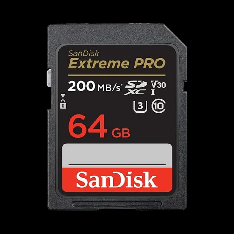 کارت حافظه SDXC سن دیسک مدل Extreme Pro V30 کلاس 10 استاندارد UHS-I U3 سرعت 200mbps