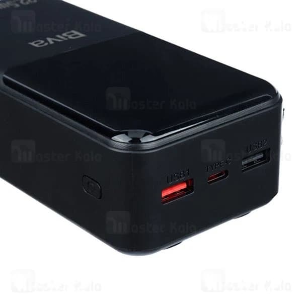 پاوربانک 30000 بیوا Biva BP-087 Power Bank توان 22.5 وات با کابل متصل — تصویر ۷