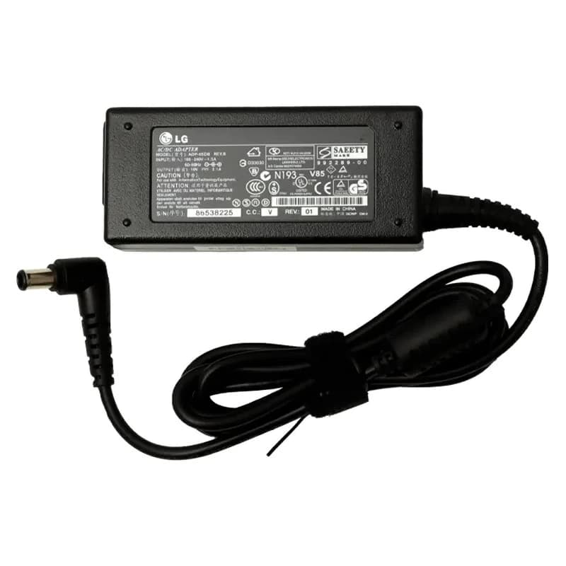 شارژر و آداپتور مانیتور ال جی (LG) 19V/2.1A با توان 40 وات