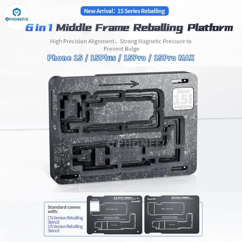 شابلون مگنتی طبقاتی آیفون کیانلی سری iPHONE 15/15PRO/15 PROMAX — تصویر ۵