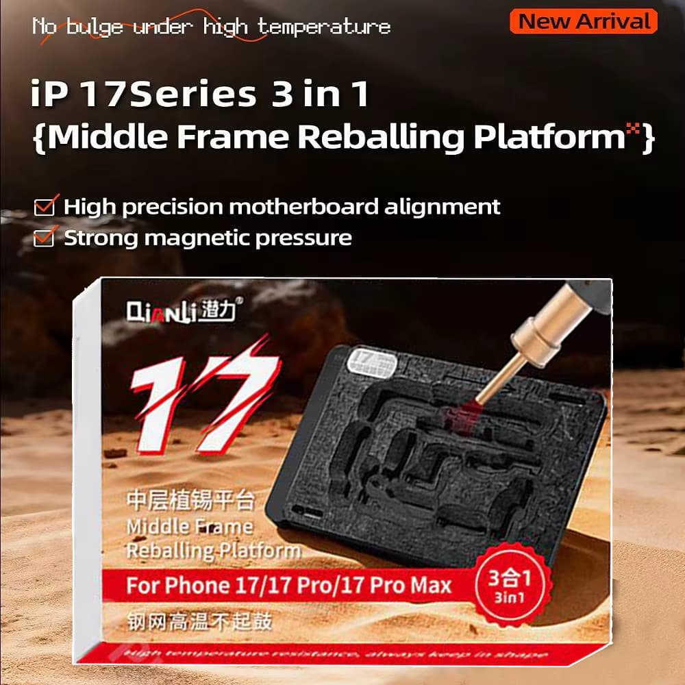 شابلون مگنتی طبقات آیفون کیانلی سری iPHONE 17/17PRO/17 PROMAX — تصویر ۵