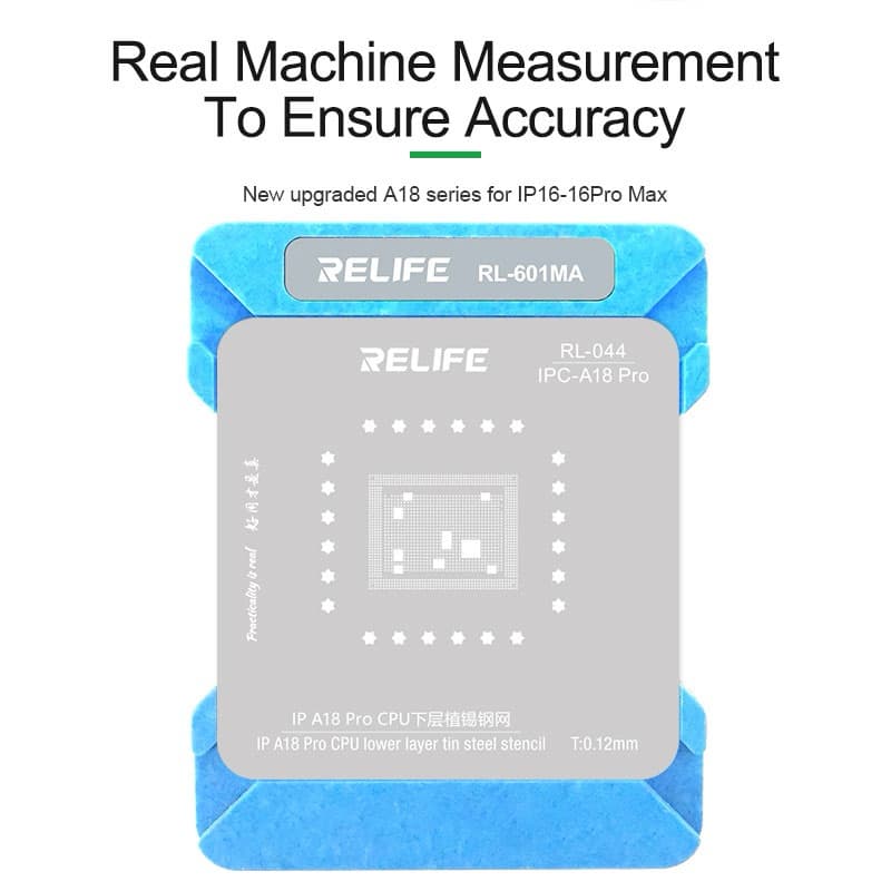 شابلون مگنتی RELiFE RL-601MA سی پی یو 11 تا 17 آیفون — تصویر ۱۰