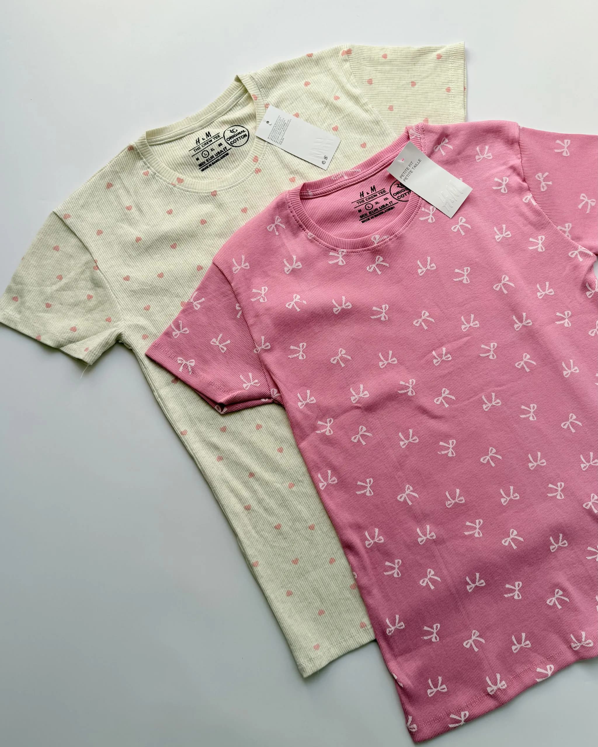 تیشرت H&M کبریتی پنبه سایز لارج — تصویر ۲