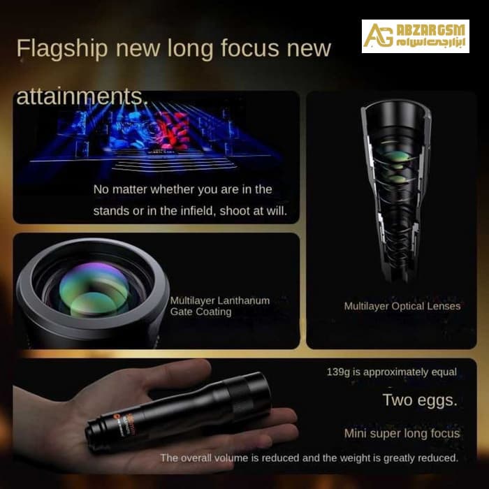 لنز زوم موبایل PICKOGEN P500 MINI — تصویر ۸