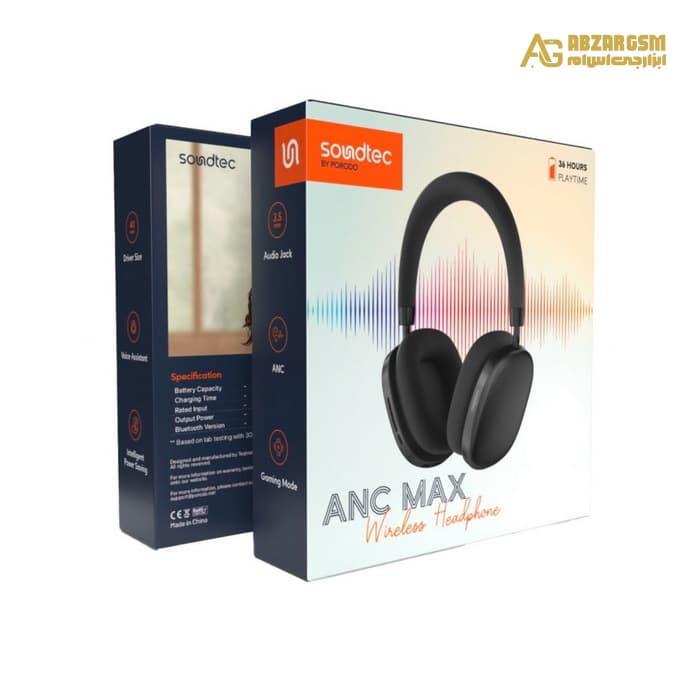 هدفون بلوتوثی PORODO PD-STWLEP023 ANC MAX — تصویر ۷