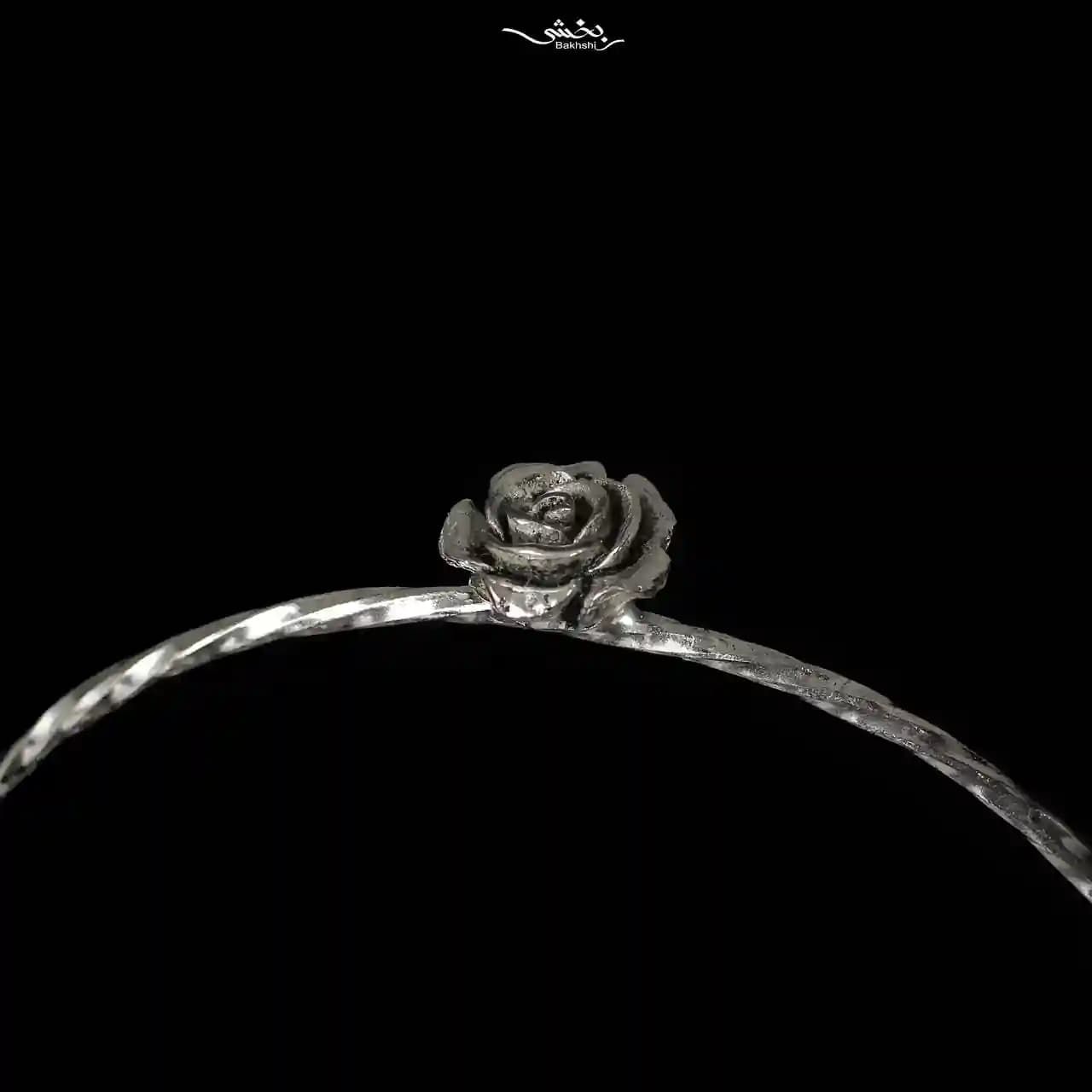 سبد دسته دار کریستال نقره — تصویر ۵