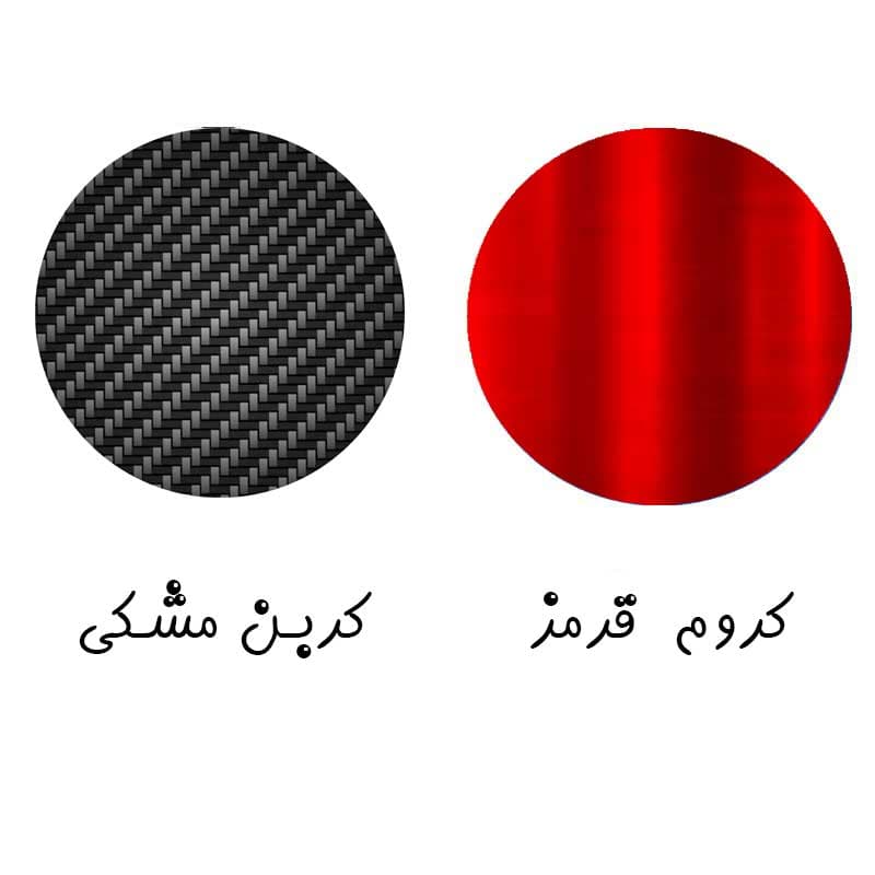 برچسب پارکابی خودرو هیوندا آی10 طرح کربن — تصویر ۶