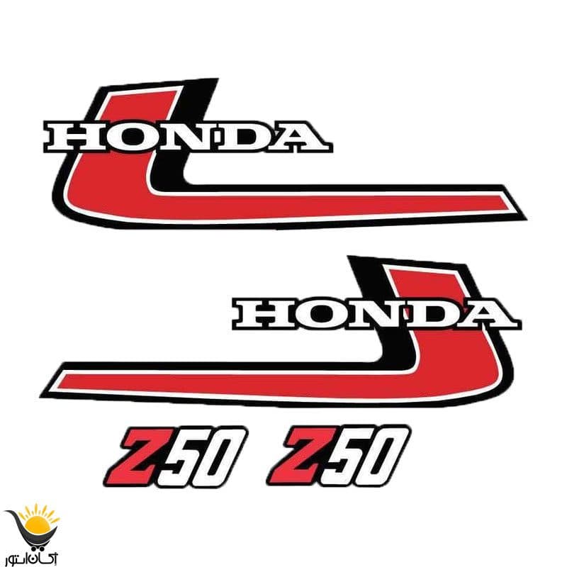 برچسب موتور سیکلت طرح Honda