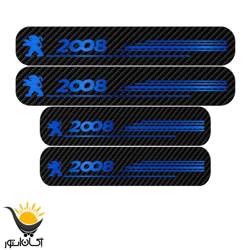 برچسب پارکابی خودرو پژو 2008 طرح کربن — تصویر ۲