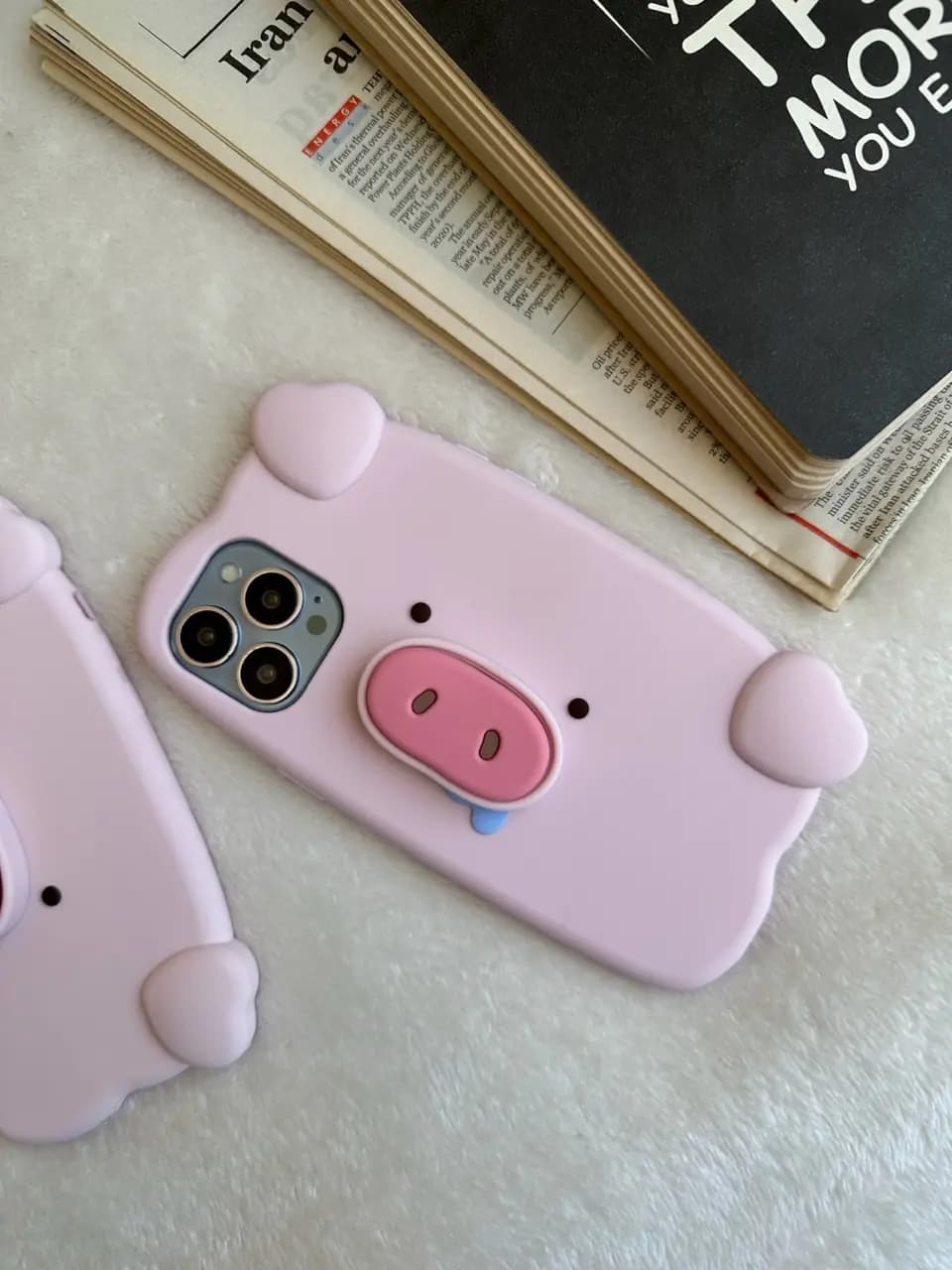 قاب Pig سیلیکونی استند شو (کدC1274) — تصویر ۲