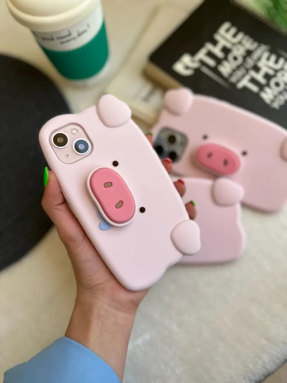 قاب Pig سیلیکونی استند شو (کدC1274) — تصویر ۵