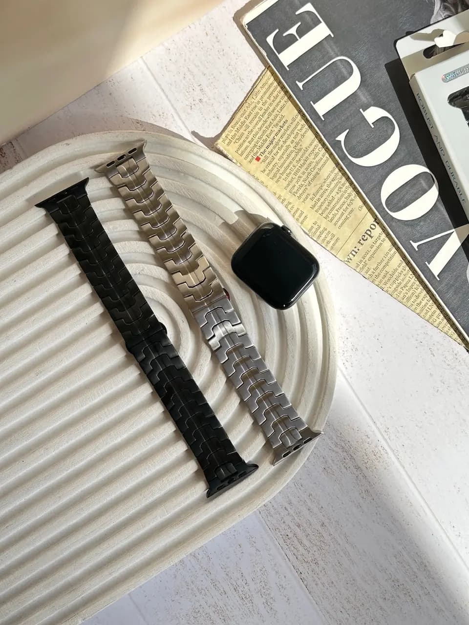 بند اپل واچ فلزی iron strap (کدw5035) — تصویر ۲