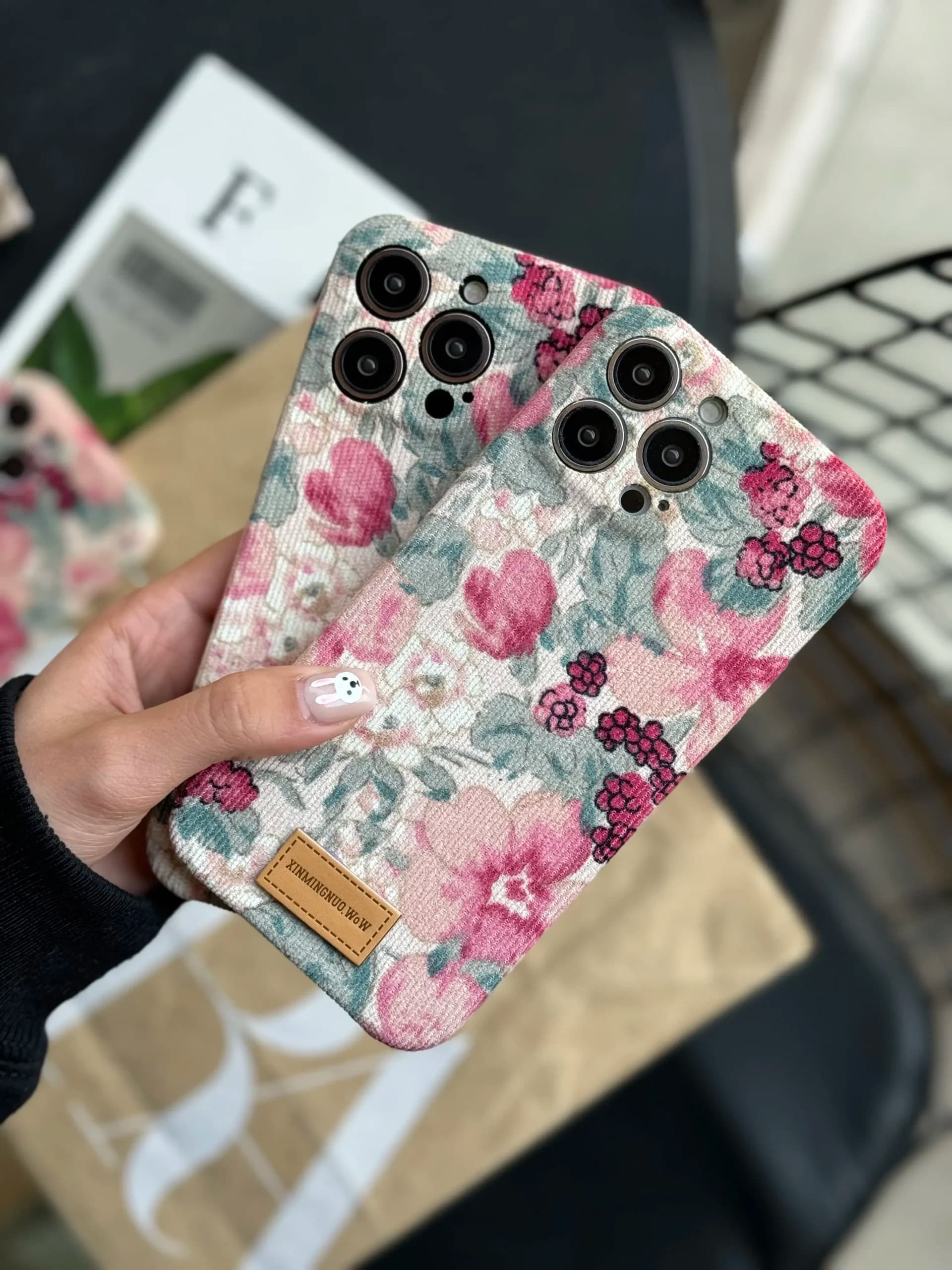 قاب گل پارچه ای