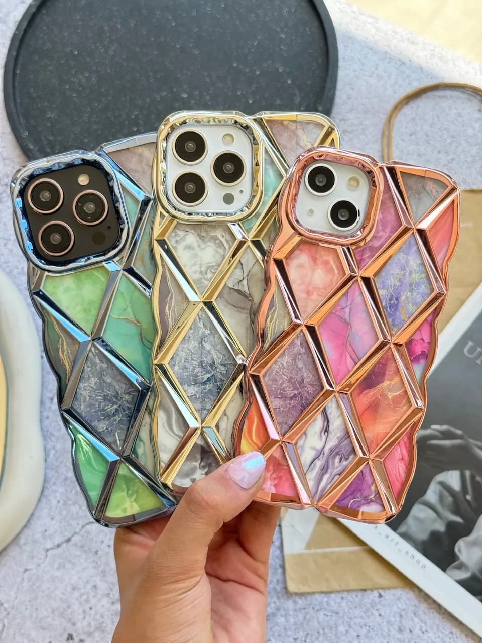 سبد قاب های Diamonds هر 3 طرح با هم — تصویر ۵