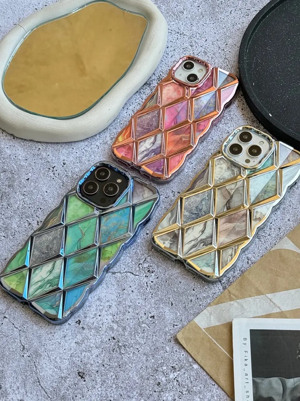 سبد قاب های Diamonds هر 3 طرح با هم — تصویر ۴