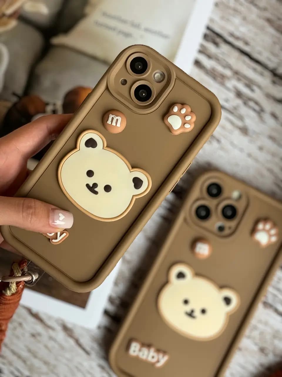 قاب Baby Bear با بند طنابی آیفون (کدC1468) — تصویر ۳