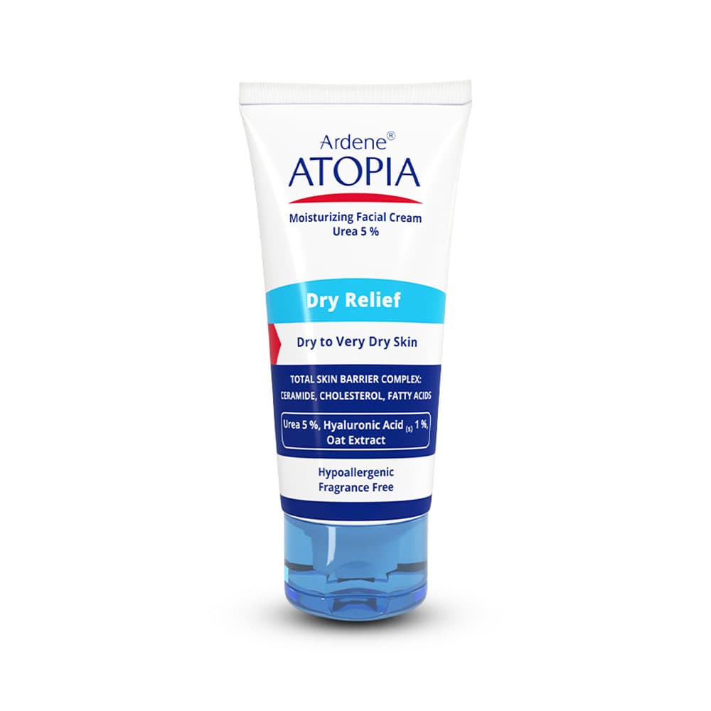 کرم مرطوب صورت DRY RELIFE آردن آتوپیا اوره 5% پوست های خشک 50 میل ARDEN ATOPIA