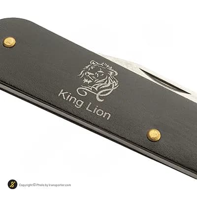 قاشق و چنگال کوهنوردی چند کاره استیل تاشو King lion — تصویر ۳