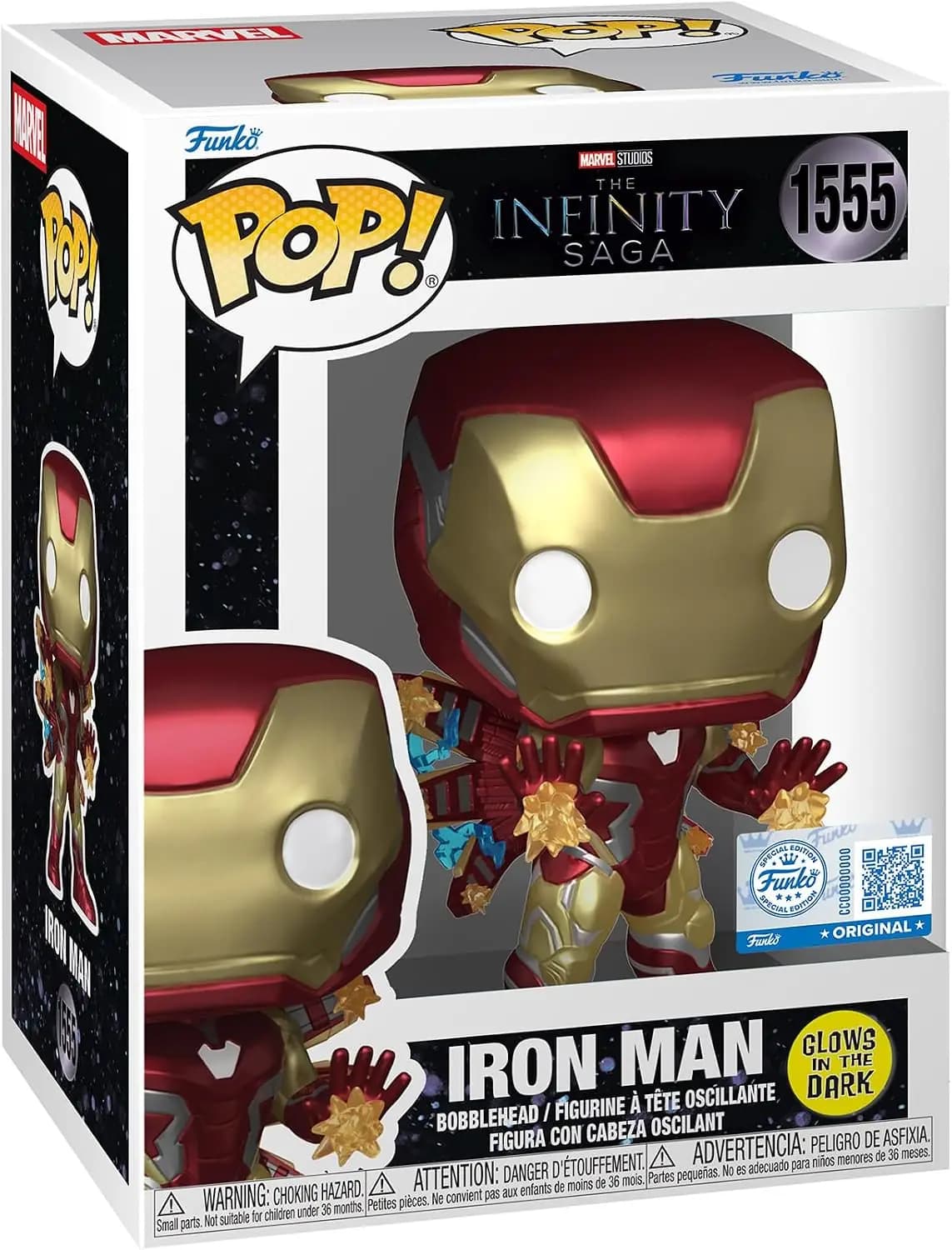 فیگور وینیل Funko Pop Plus! End Game | Iron Man Beams (Glow)