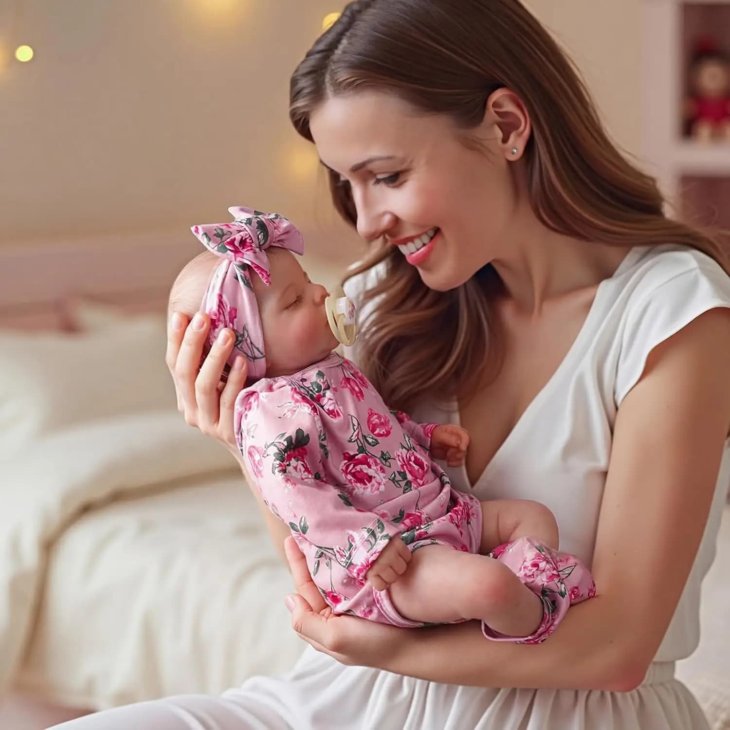 عروسک بیبی رایبورن BABESIDE مدل RSG002CGWA-TC3 | BABESIDE Baby Doll 20 inch — تصویر ۲