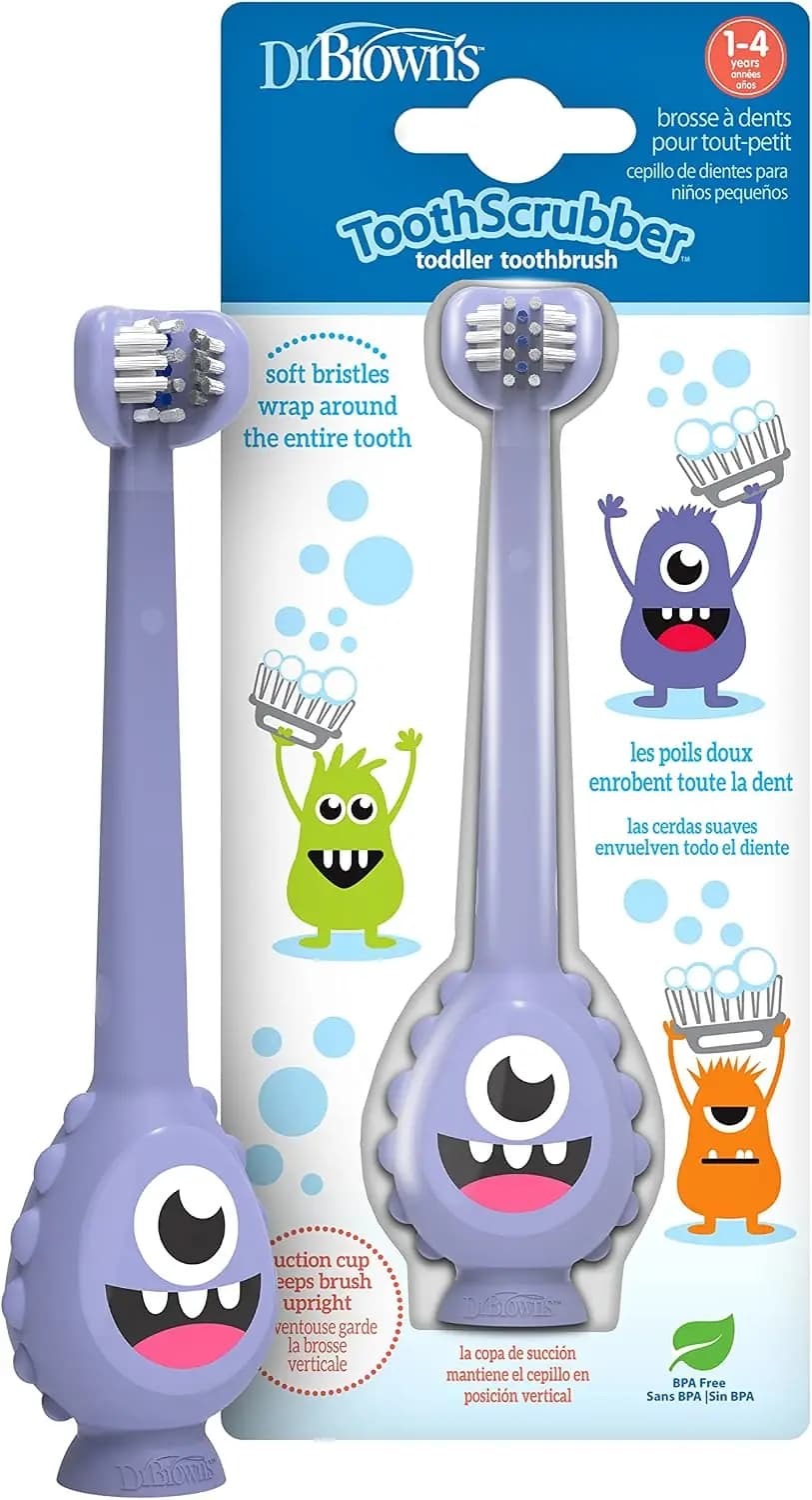 مسواک کودک دکتر براون ToothScrubber | Dr. Brown’s مدل HG094