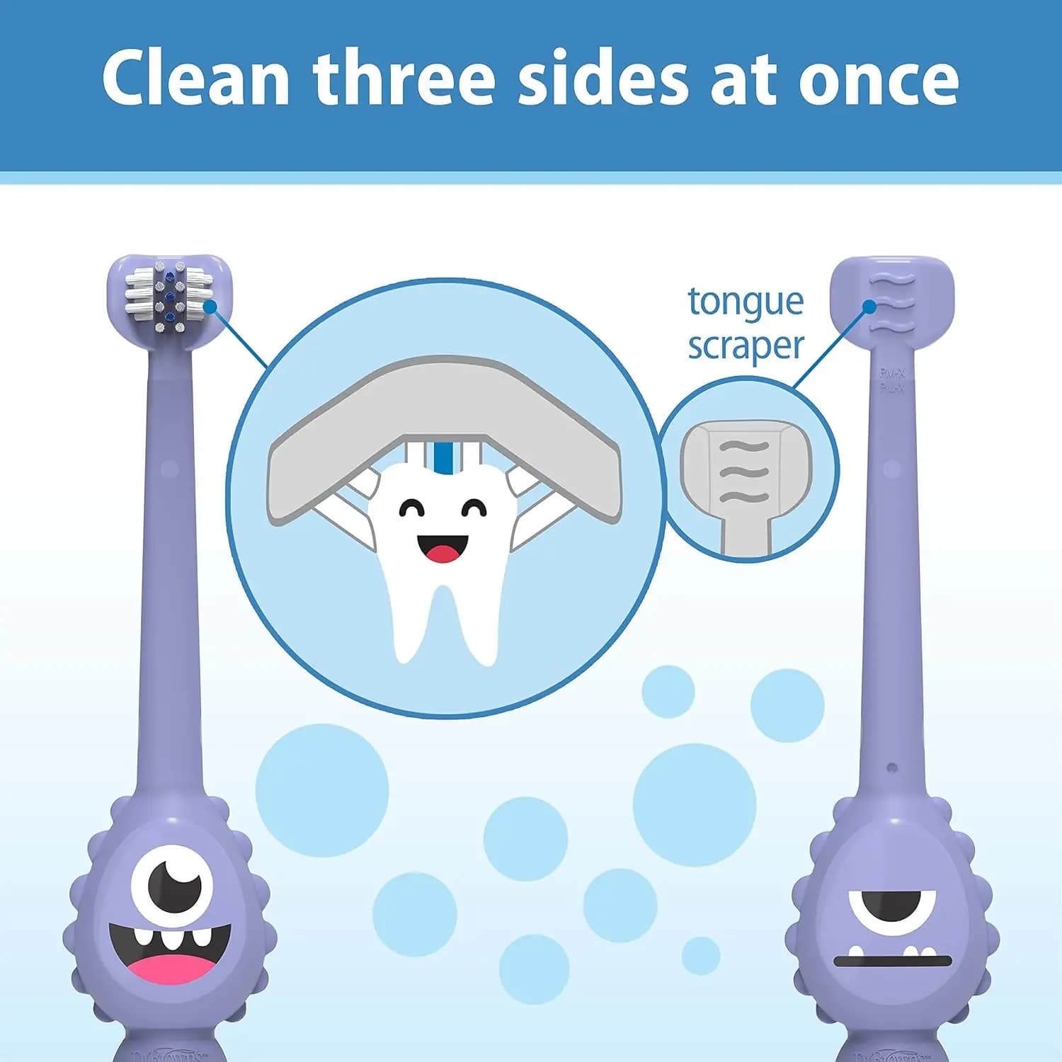 مسواک کودک دکتر براون ToothScrubber | Dr. Brown’s مدل HG094 — تصویر ۲