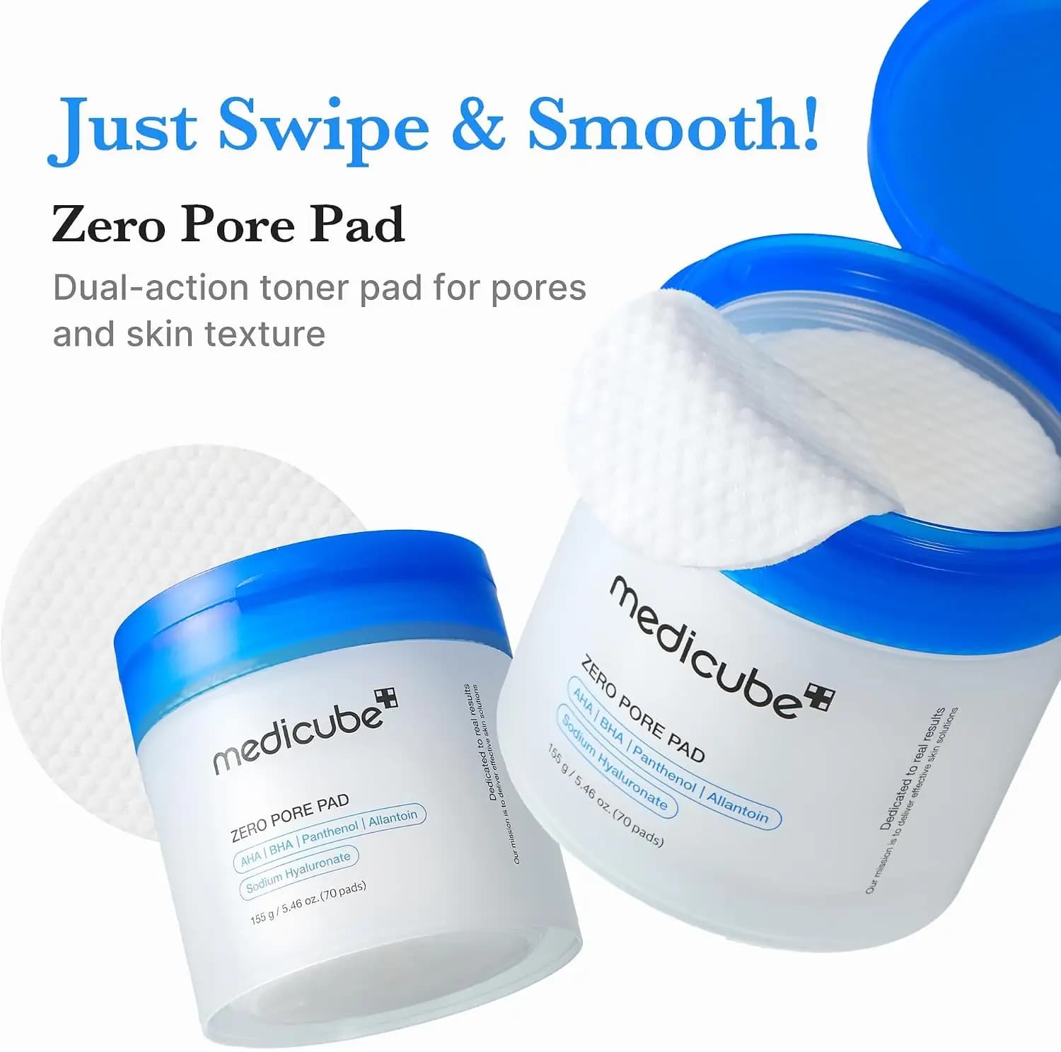 پد تونر پیلینگ مدیک کیوب Zero Pore Pads 2.0 | Medicube — تصویر ۳