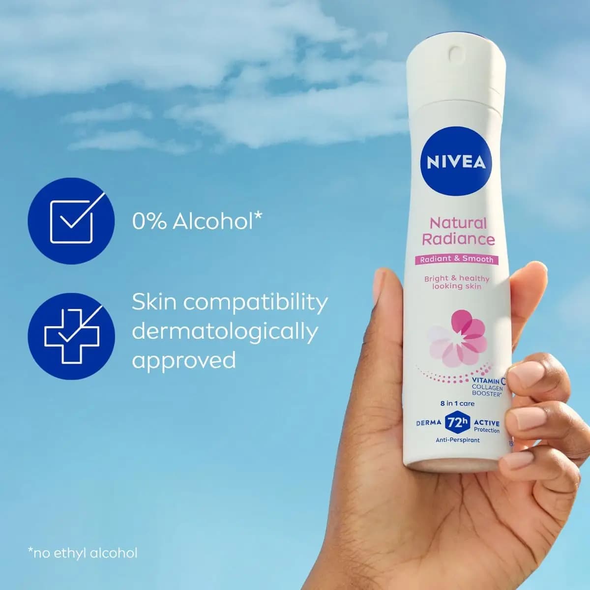 اسپری ضدتعریق نیوآ | NIVEA Antiperspirant Women 72h 2x150ml — تصویر ۲