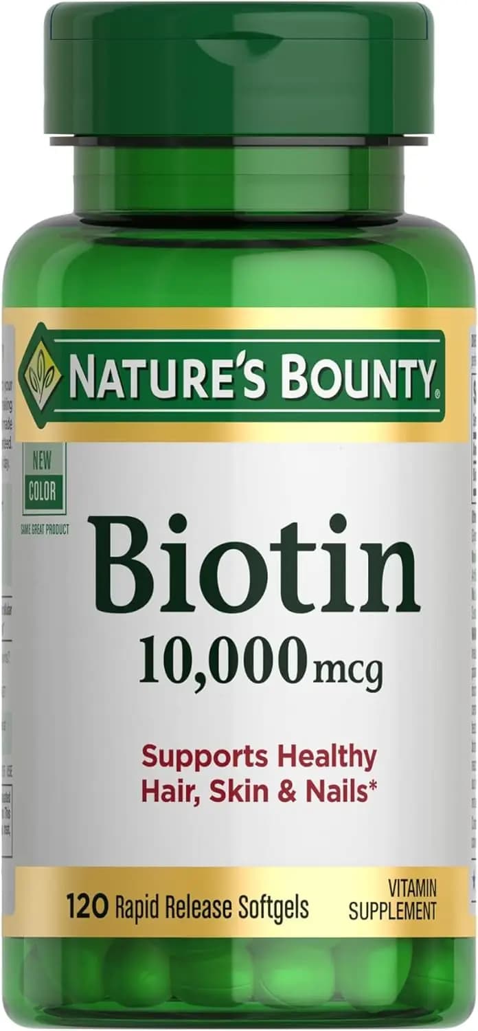 بیوتین 10000 میکروگرم Nature’s Bounty | مدل 81697