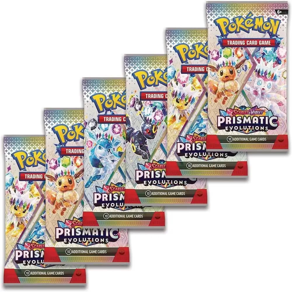 پوکمون | پک بستر کارت Pokemon TCG Scarlet & Violet Prismatic Evolutions — تصویر ۲
