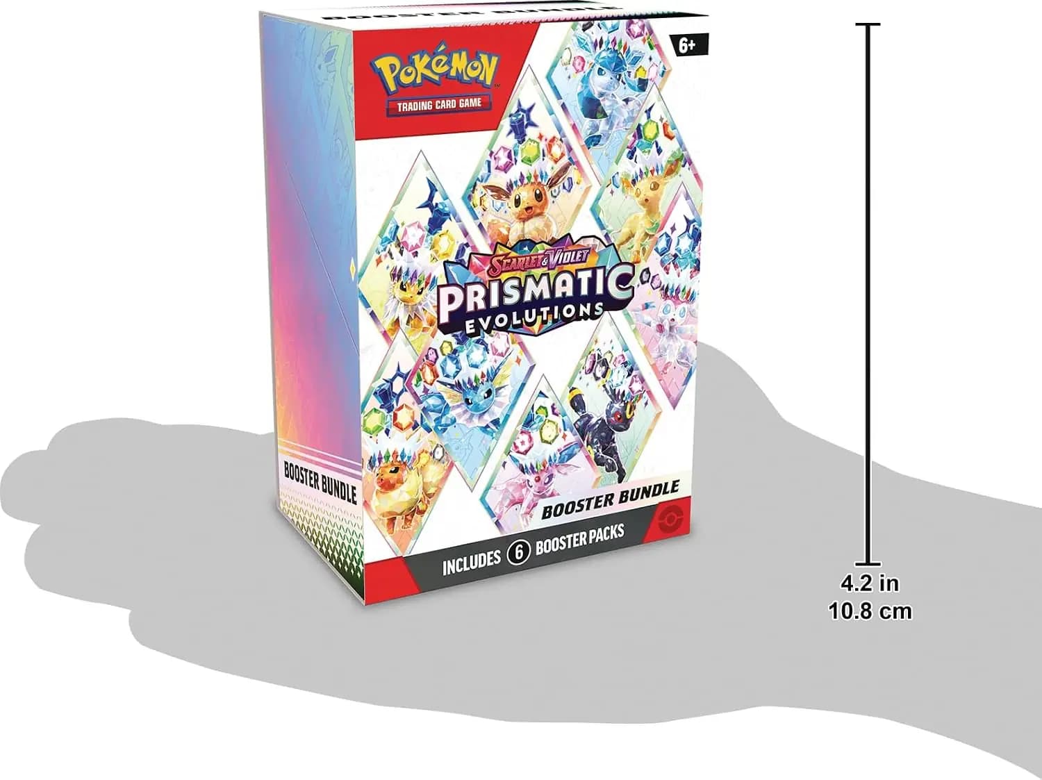 پک باندل کارت پوکمون پرزماتیک اوج | Pokémon TCG: Scarlet & Violet—Prismatic Evolutions — تصویر ۳