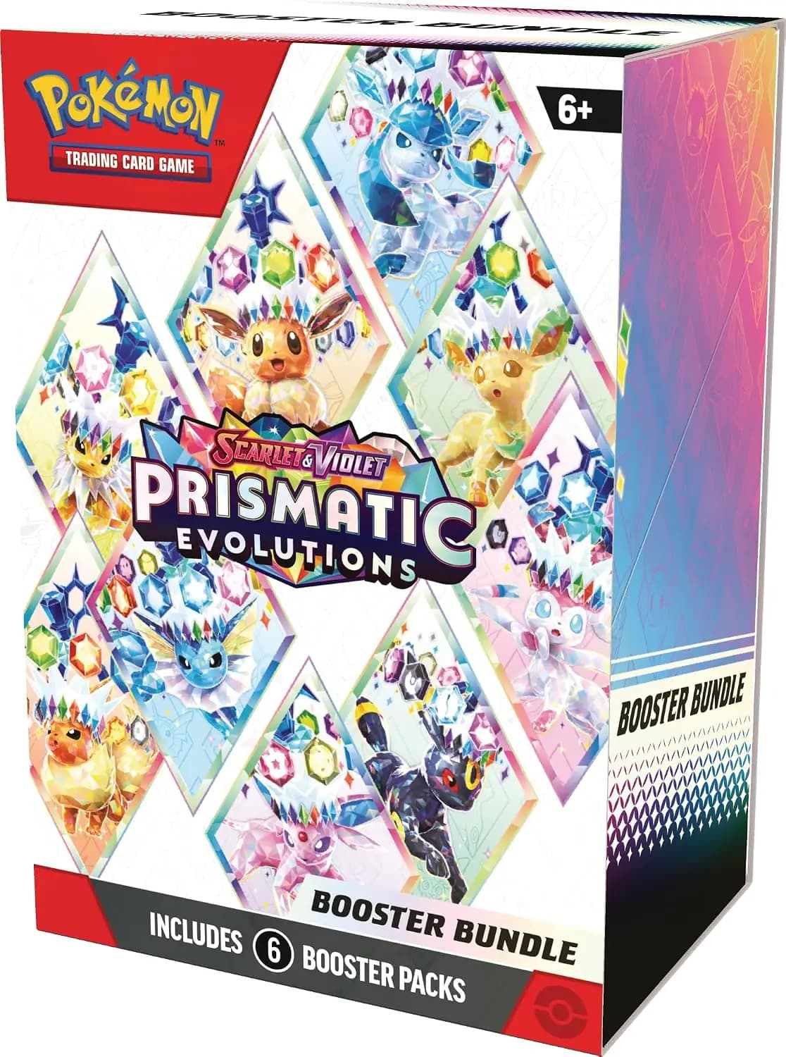 پک باندل کارت پوکمون پرزماتیک اوج | Pokémon TCG: Scarlet & Violet—Prismatic Evolutions — تصویر ۲