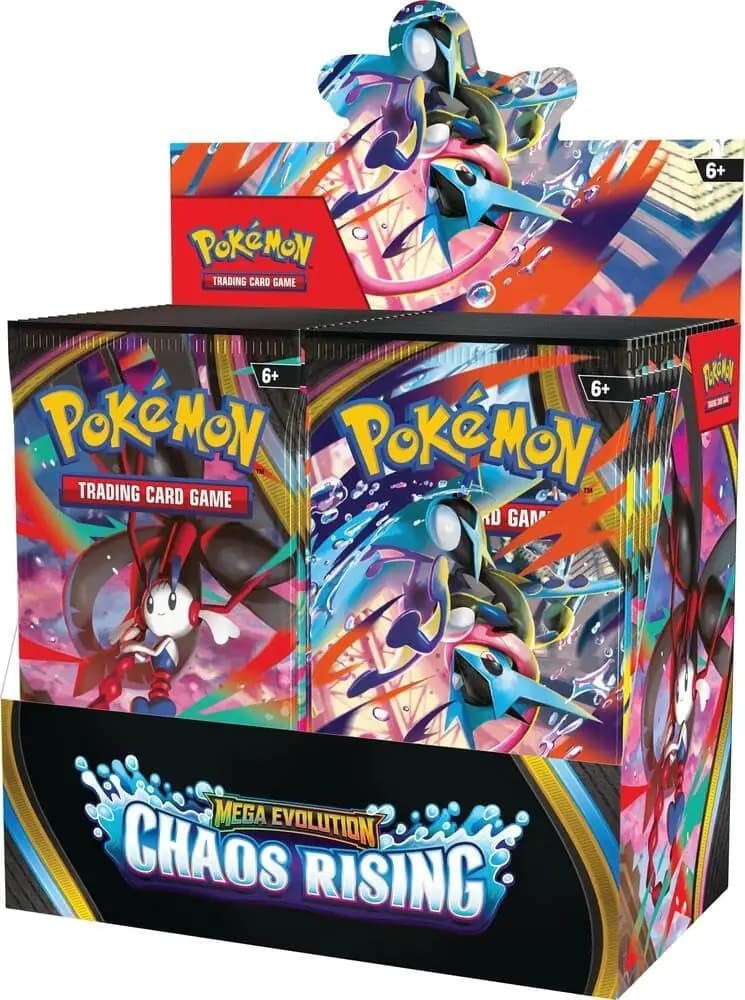 پوکمون تی سی جی Mega Evolution—Chaos Rising | دیسپلی 36 پاکت بوستر