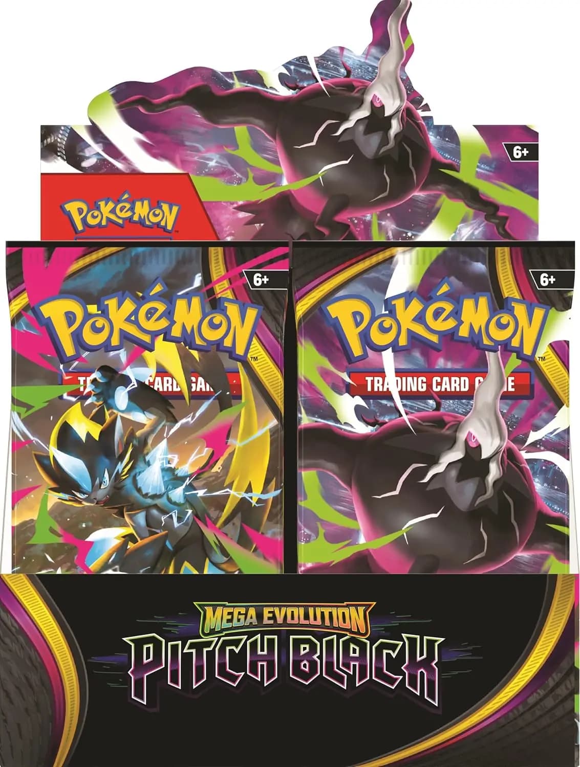 Pokémon TCG: Mega Evolution—Pitch Black | باکس دیسپلی بوستر — تصویر ۲