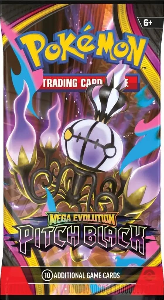 پکیج باکس پادار پوکمون | Pokemon TCG Mega Evolution Pitch Black — تصویر ۳