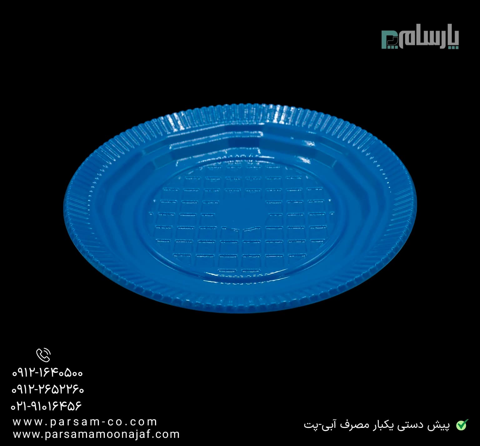 پیش دستی یکبار مصرف آبی-پت — تصویر ۳