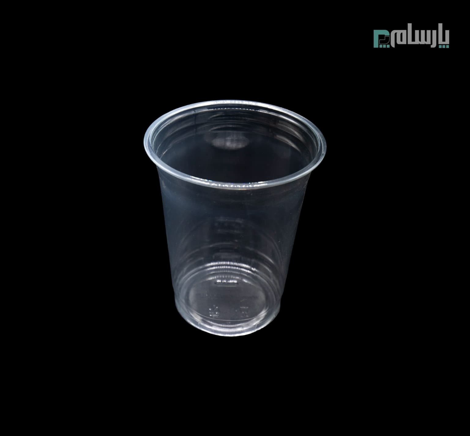 لیوان یکبار مصرف کلاسیک 350 سی سی درب تخت شفاف دهانه 95 پانچ دار — تصویر ۴