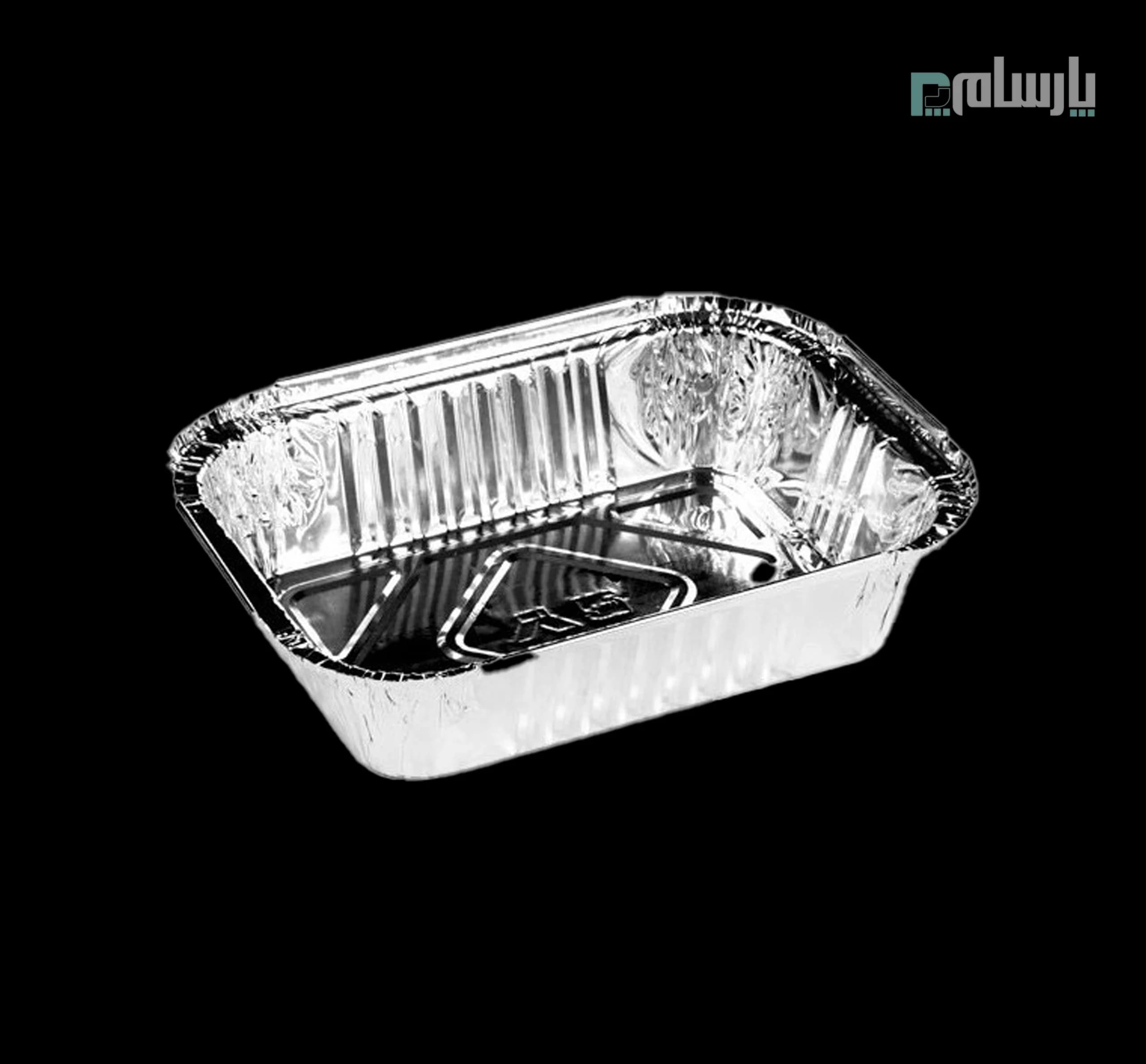 ظرف یکبار مصرف آلومینیومی خورشتی سبز کد 112