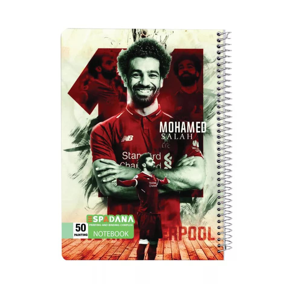 دفتر نقاشی 50 برگ اسپادانا مدل فوتبالی کد 5024 مجموعه 12 عددی — تصویر ۴