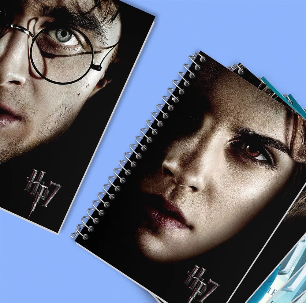 دفتر زبان 50 برگ خندالو مدل دو خط طرح هری پاتر (Harry Potter) کد 274 مجموعه 6 عددی — تصویر ۶