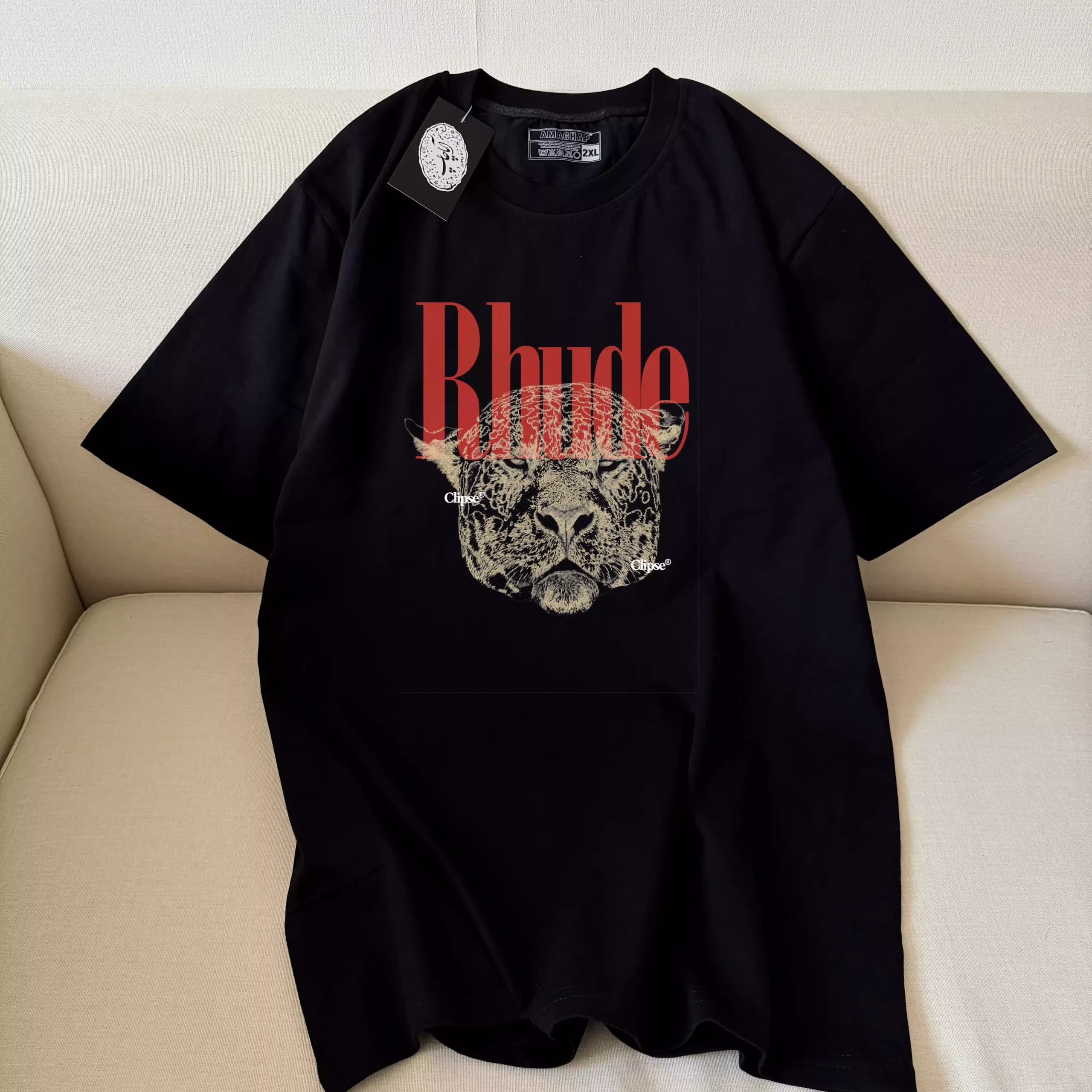 تیشرت طرح برند RHUDE با طرح TIGER