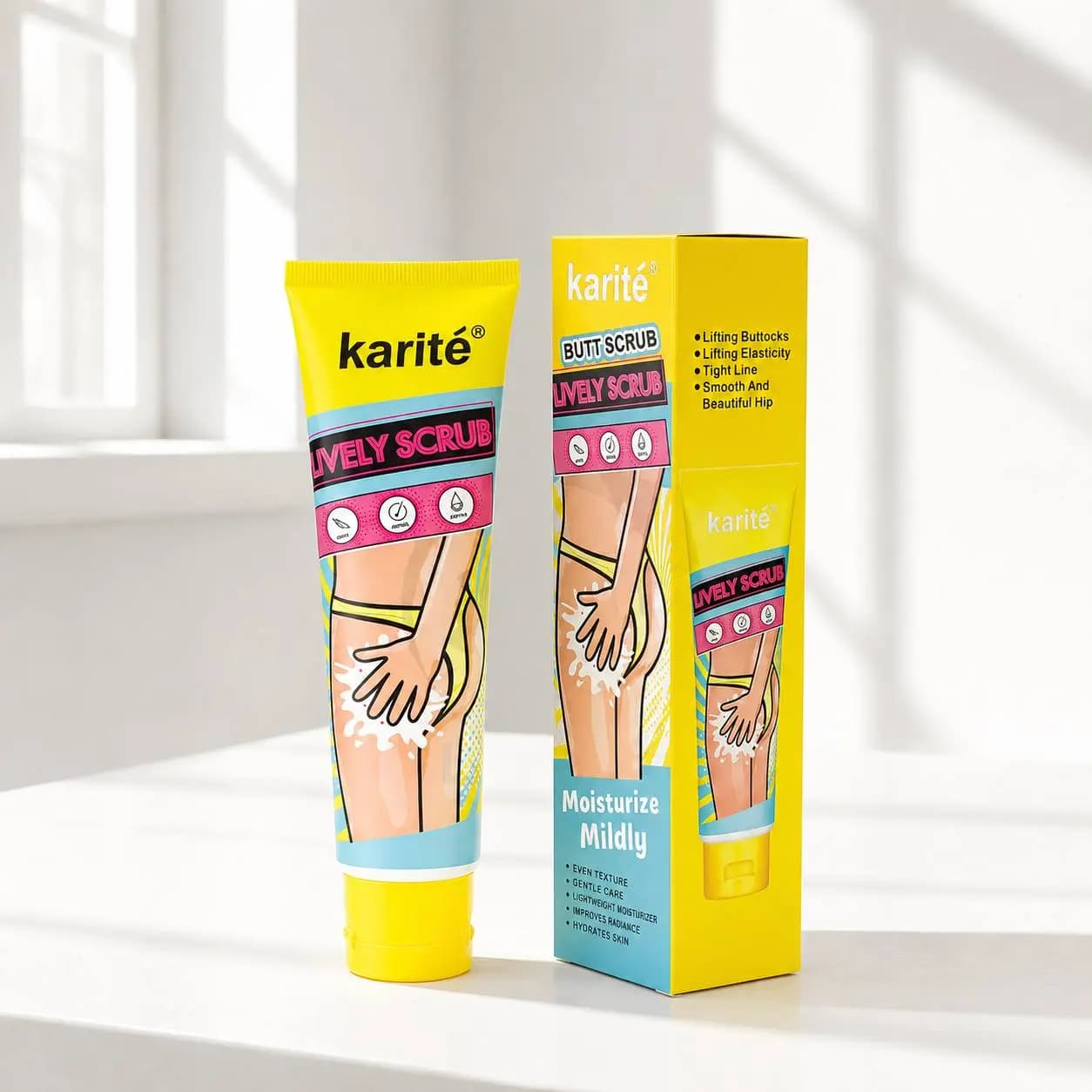 اسکراب ضدجوش باسن کاریته Karité