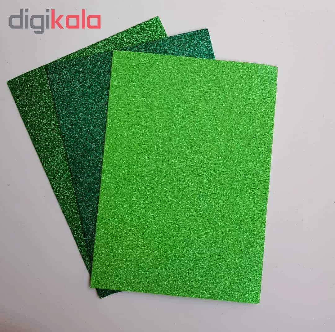 فوم اکلیلی مدل GLITTER کد C2020 بسته 20 عددی — تصویر ۳