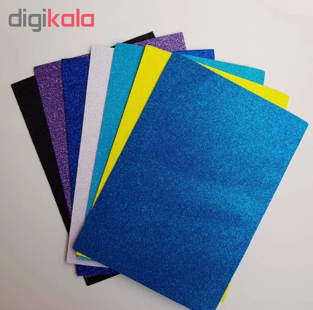 فوم اکلیلی مدل GLITTER کد C2020 بسته 20 عددی — تصویر ۴